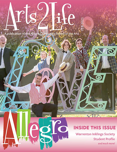 Cover of Allegro Arts 2 Life magazine